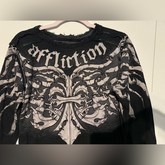 AFFLICTION Y2K Men’s Thermal - Picture 4 of 6
